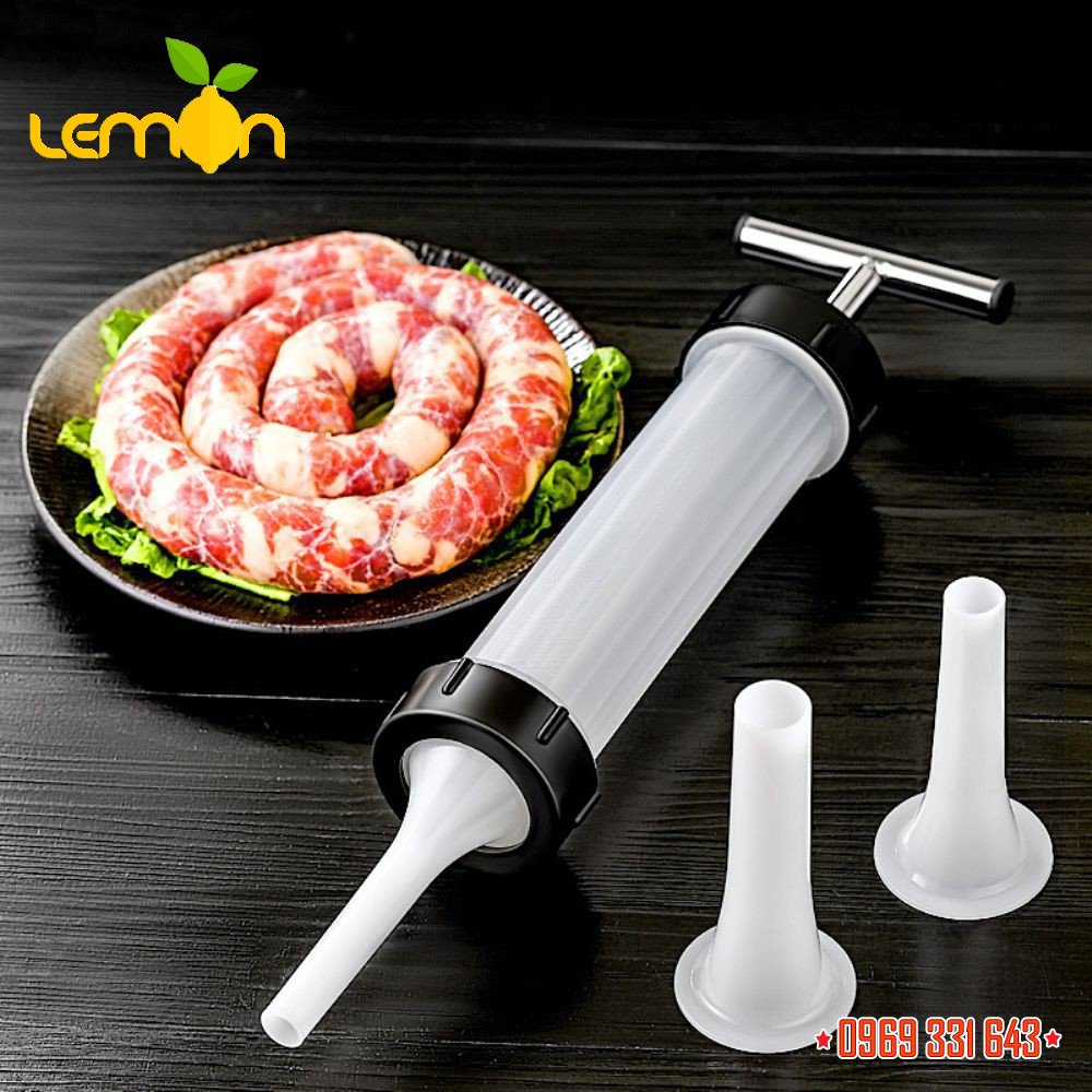 Dụng cụ nhồi xúc xích, lạp xưởng, bơm nhanh chứa nhiều thịt (Size trung)