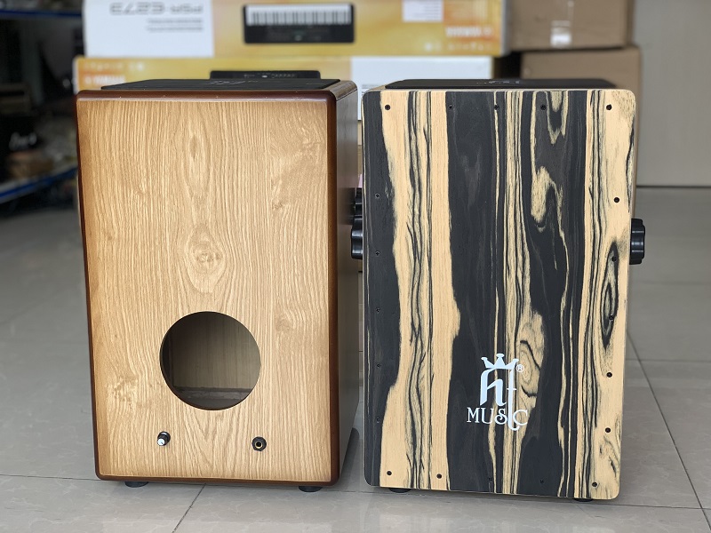 Trống cajon gỗ sồi có EQ hãng HT music
