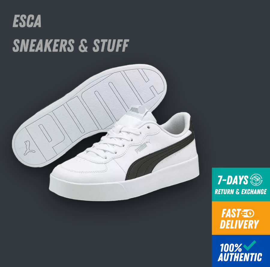 [CHÍNH HÃNG] Giày PUMA SKYE CLEAN WHITE BLACK - 380147 04