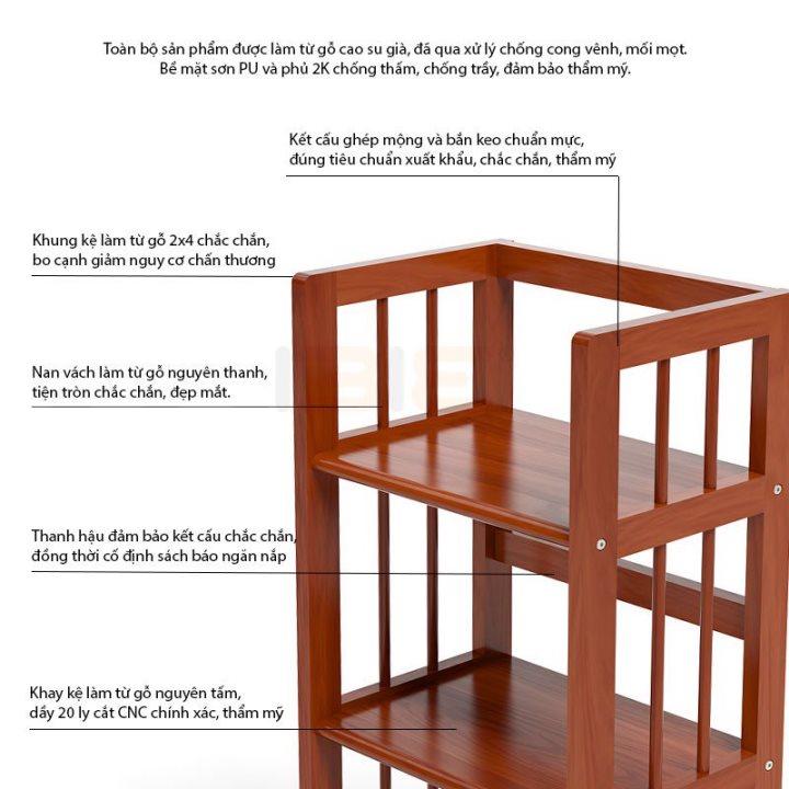 [HCM]kệ sách 4 tầng 90cm ngang