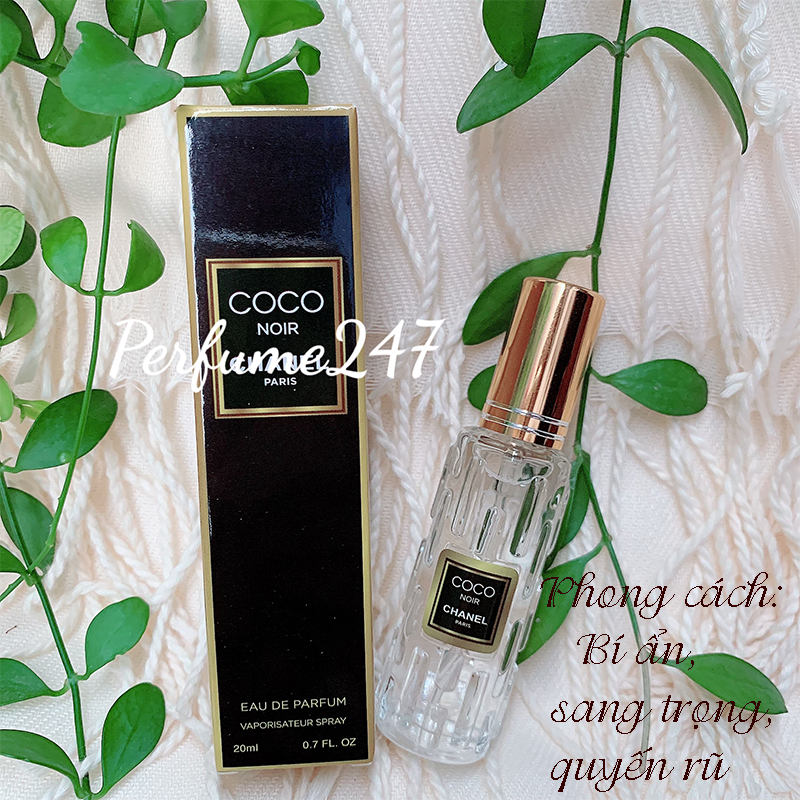 [HCM]NƯỚC HOA NỮ COCO NOIR 20ML CHIẾT MINI GIÁ RẺ