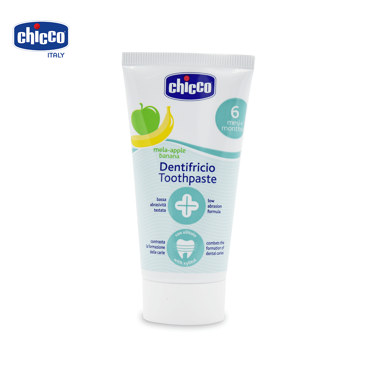 [HCM]Kem đánh răng hương Chuối – Táo Chicco 6M+