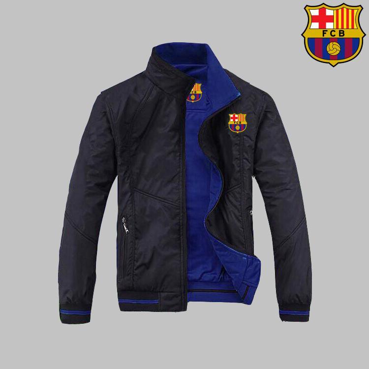 ÁO KHOÁC THỂ THAO 2 MẶT BARCELONA