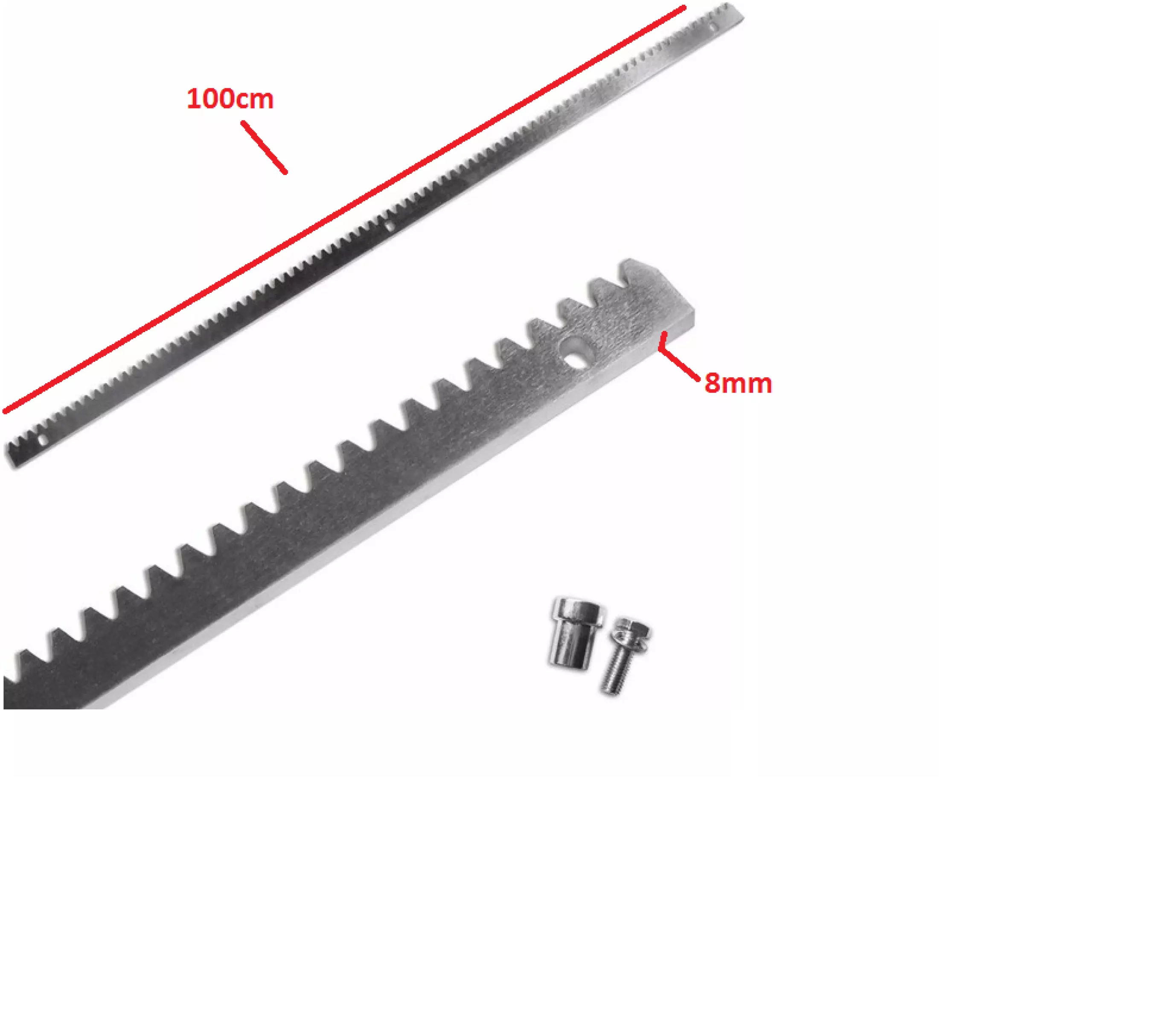 Ray cửa cổng cửa lùa  Sliding Gate 100cm/thanh( ray thép dày 8mm)