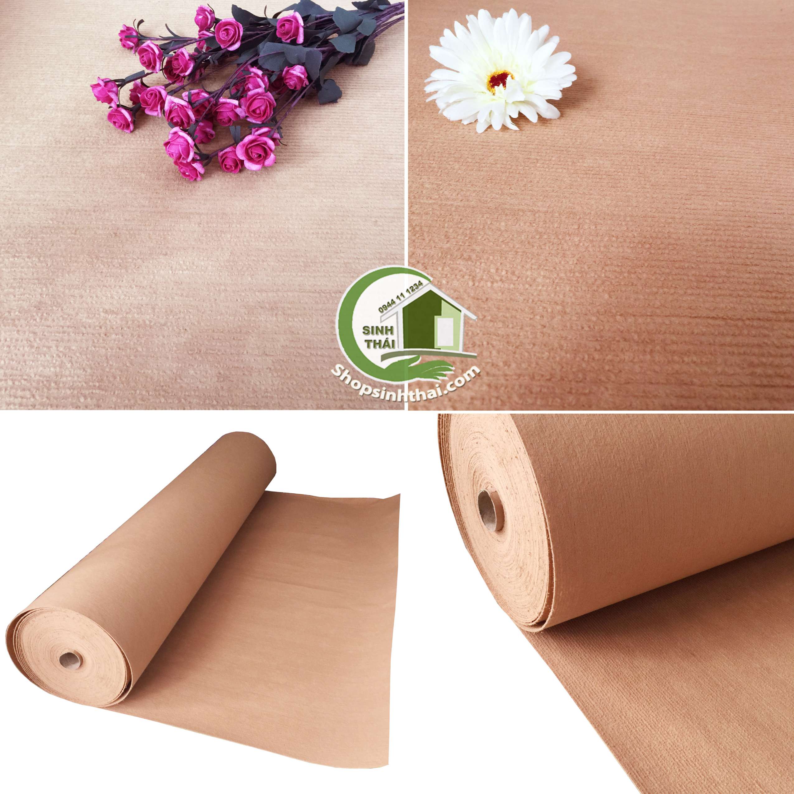 [HCM]Phông nền thảm chụp hình ảnh sản phẩm thảm nỉ màu kem lót bàn tủ kệ làm đồ handmade - Bán theo m²