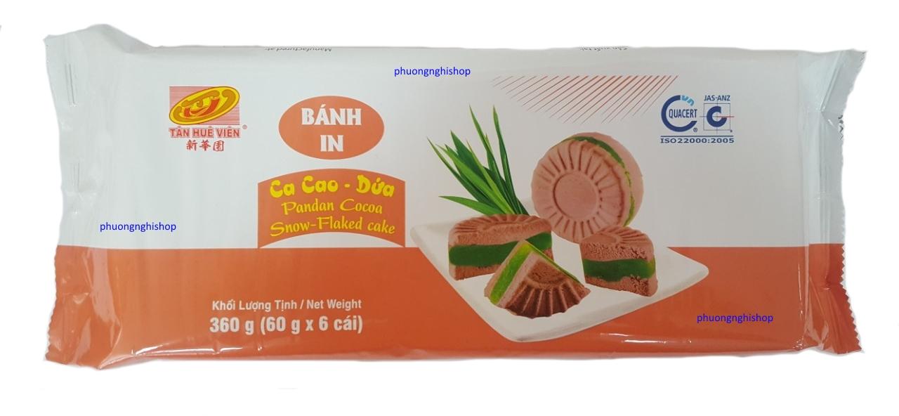 Combo 3 loại bánh in 6 cái (cacao dứa, đậu, dứa)