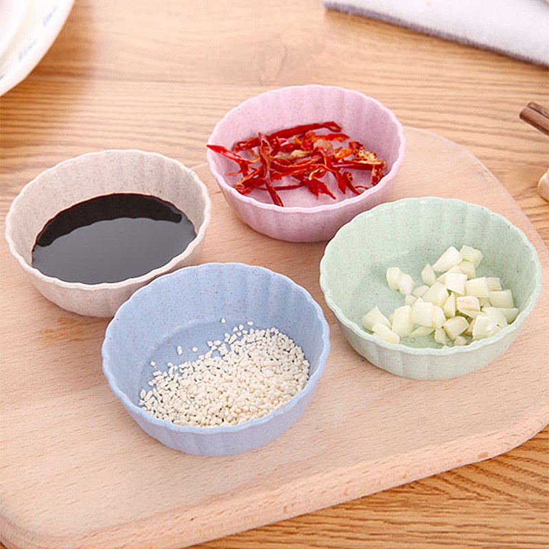 Bát Ăn Dặm Kiểu Nhật, Bát Đựng Nước Chấm Lúa Mạch Mini Cho Bé [Olala Baby]