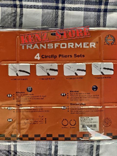 Bộ 4 kìm phe TRANSFORMER cao cấp, Bộ 4 kìm phanh
