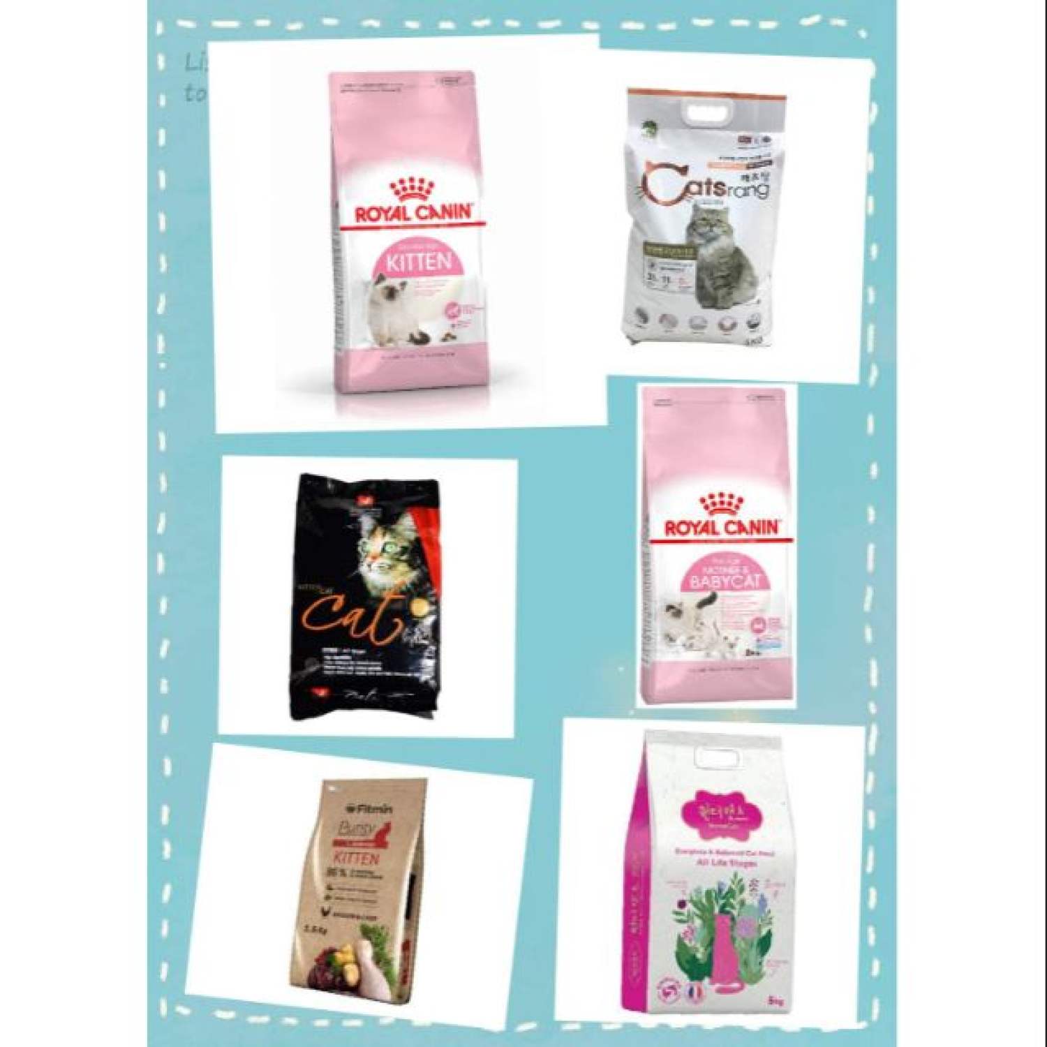 1kg hạt mix thức ăn viên cho mèo