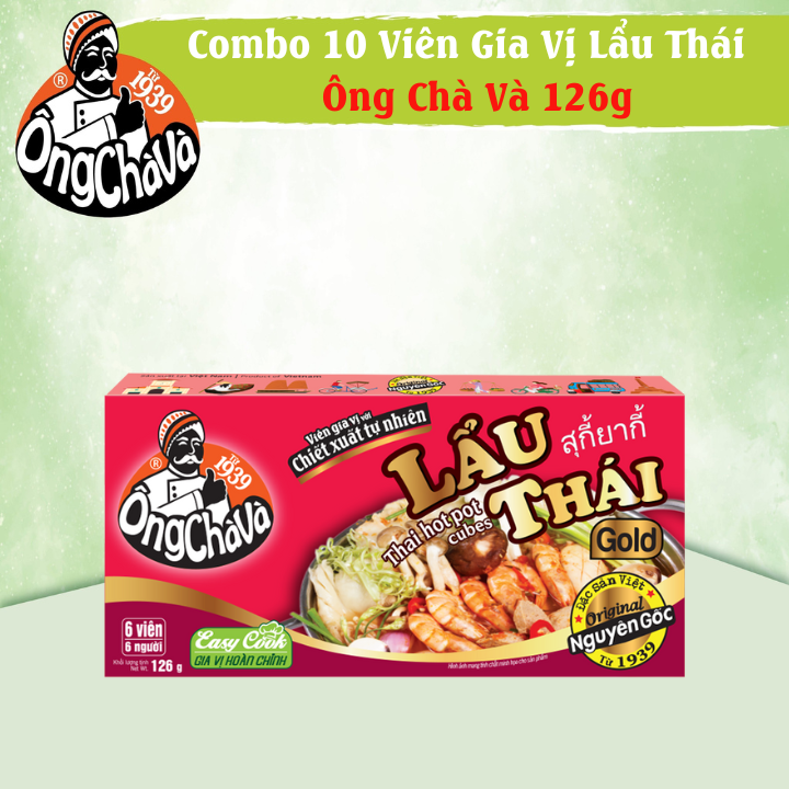 Ong Cha Va Thai Hot Pot Cubes 126g
