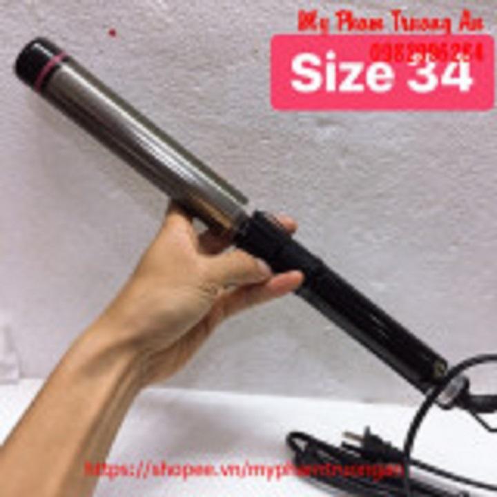 Gậy uốn xoăn giả cao cấp làm tóc cô dâu Sahala size lớn 34mm