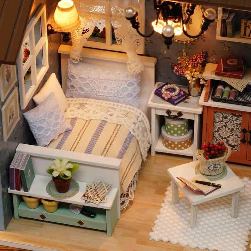 ĐỒ CHƠI LẮP RÁP MÔ HÌNH NHÀ 3D DỄ THƯƠNG DIY CUTE ROOM