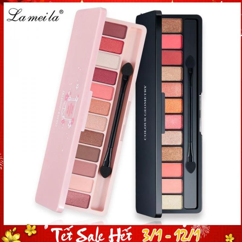 Bảng phấn mắt LAMEILA 12 màu thời thượng phấn mắt nội địa Trung bảng màu mắt 13g TK-PM052