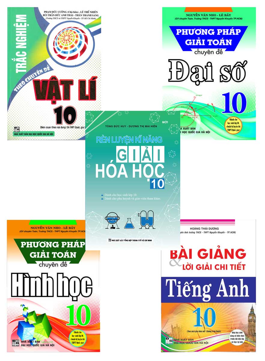 [HCM]Combo Sách Tham Khảo Lớp 10 Do Giáo Viên Trường THCS Và THPT Nguyễn Khuyến Biên Soạn