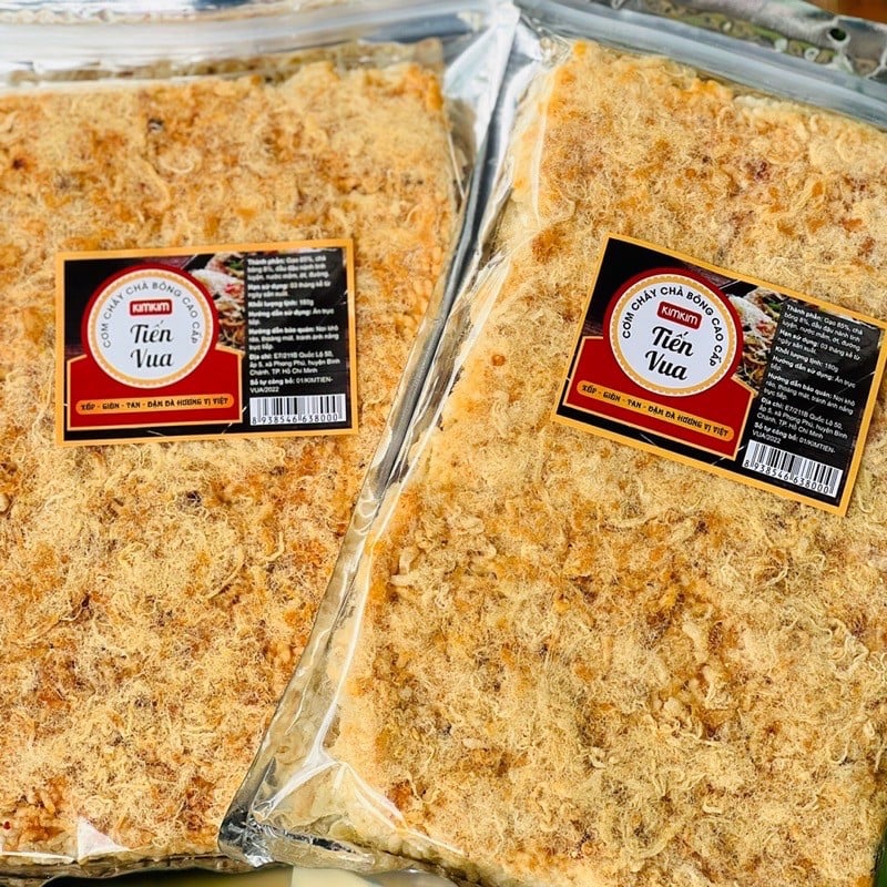 5 gói- Cơm cháy Tiến Vua (chà bông- túi 180g)