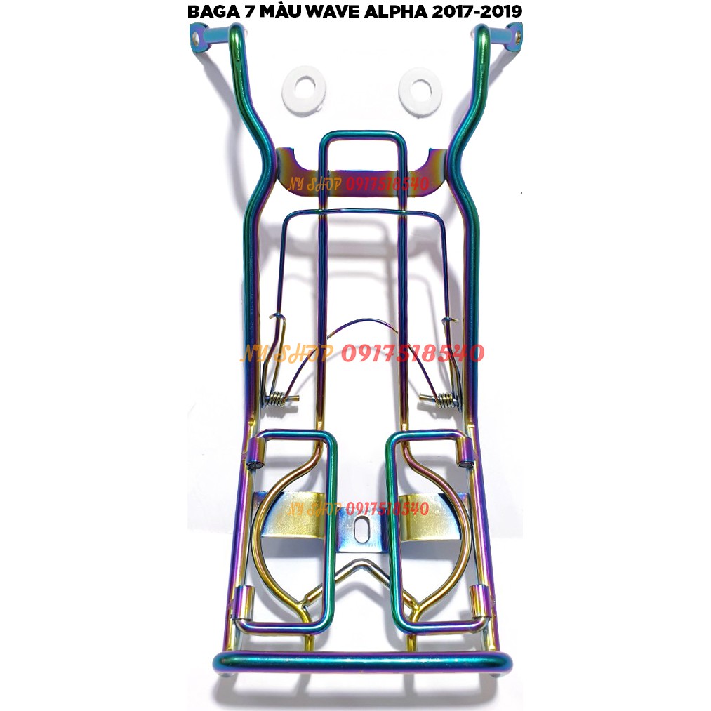 BAGA WAVE ALPHA 2017-2019 MÀU TITAN 10 LY MẪU 2019