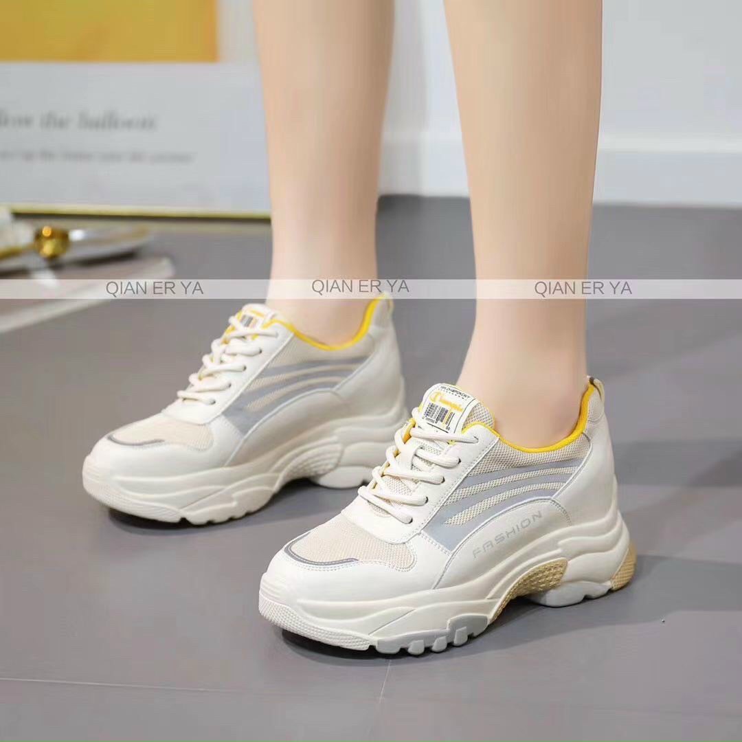 Giày thể thao, snk nữ độn đế 7p hàng QCCC
