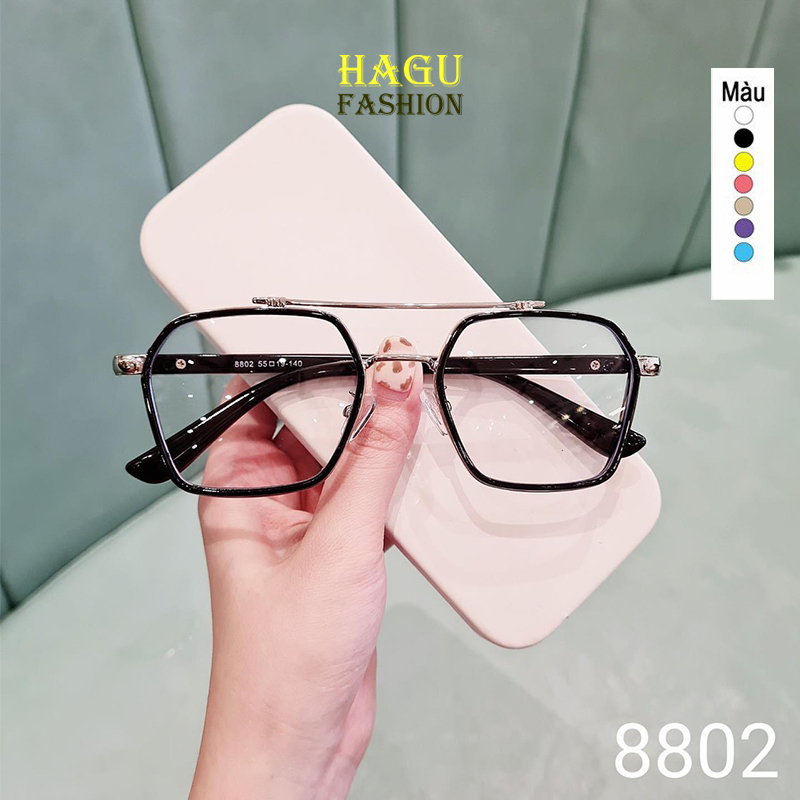 Giá bán Kính Gọng Cận 💗 Mắt kính form vuông cao cấp Ch Hearts phong cách Hàn Quốc 575 chống tia UV kiểu dáng thời trang