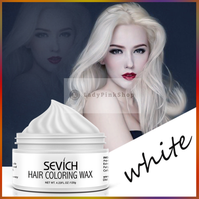 Sáp Vuốt Tóc Đổi Màu Tóc Trắng Tạm Thời SEVICH 120Gr/Hộp