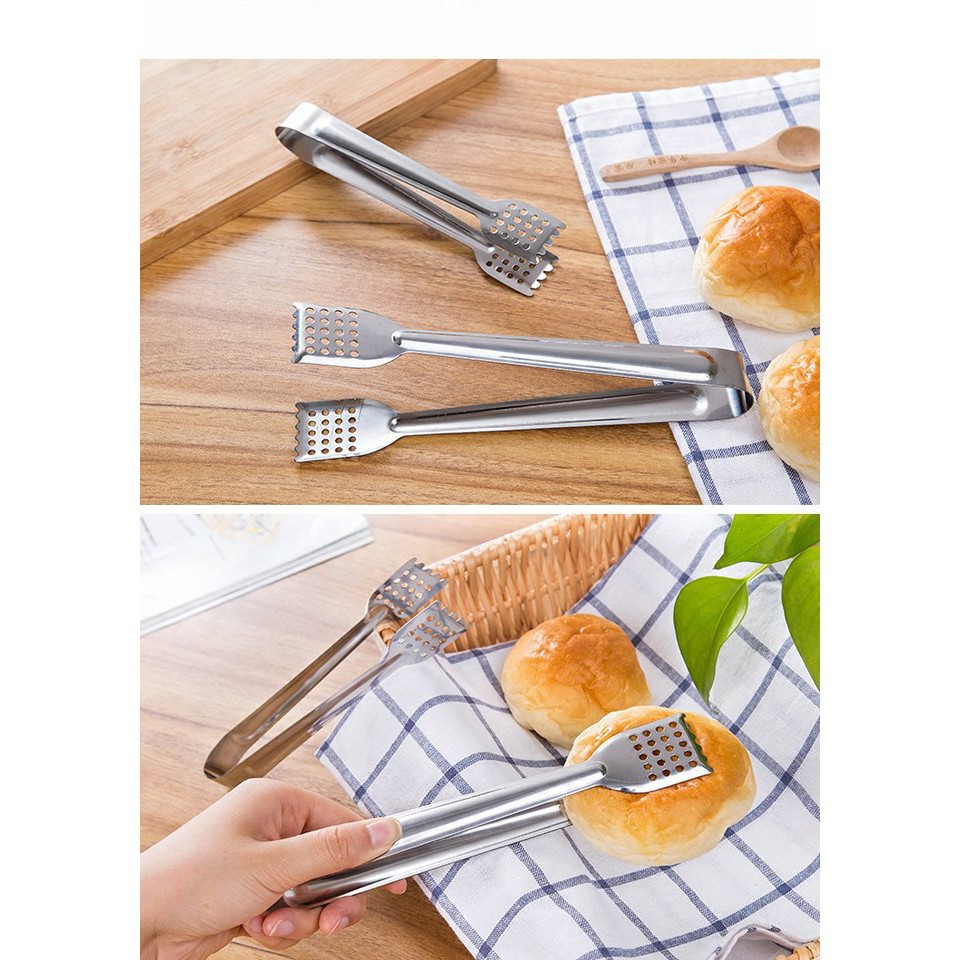 Gắp đá inox