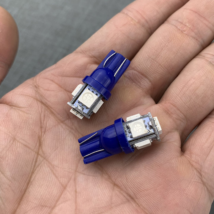 [HCM]Xi Nhan Led 5 Tim Chân T10 Gắn Xe Máy [ 1 Đôi ]