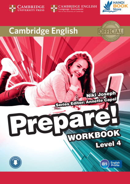 bộ sách 2 quyển Cambridge English Prepare! Level 4 Students Book and Workbook - Hanoi bookstore
