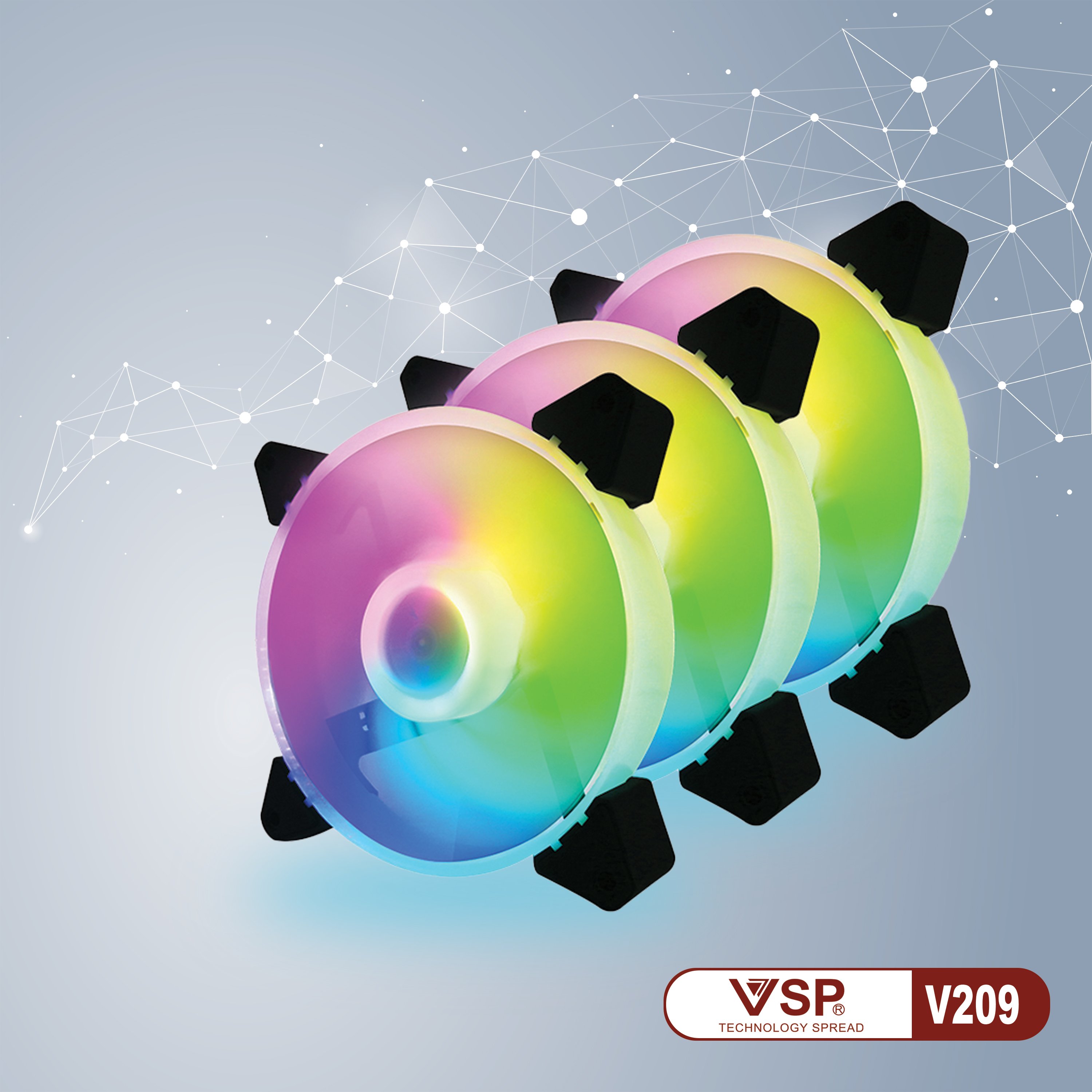 Fan Case VSP V209 LED RGB