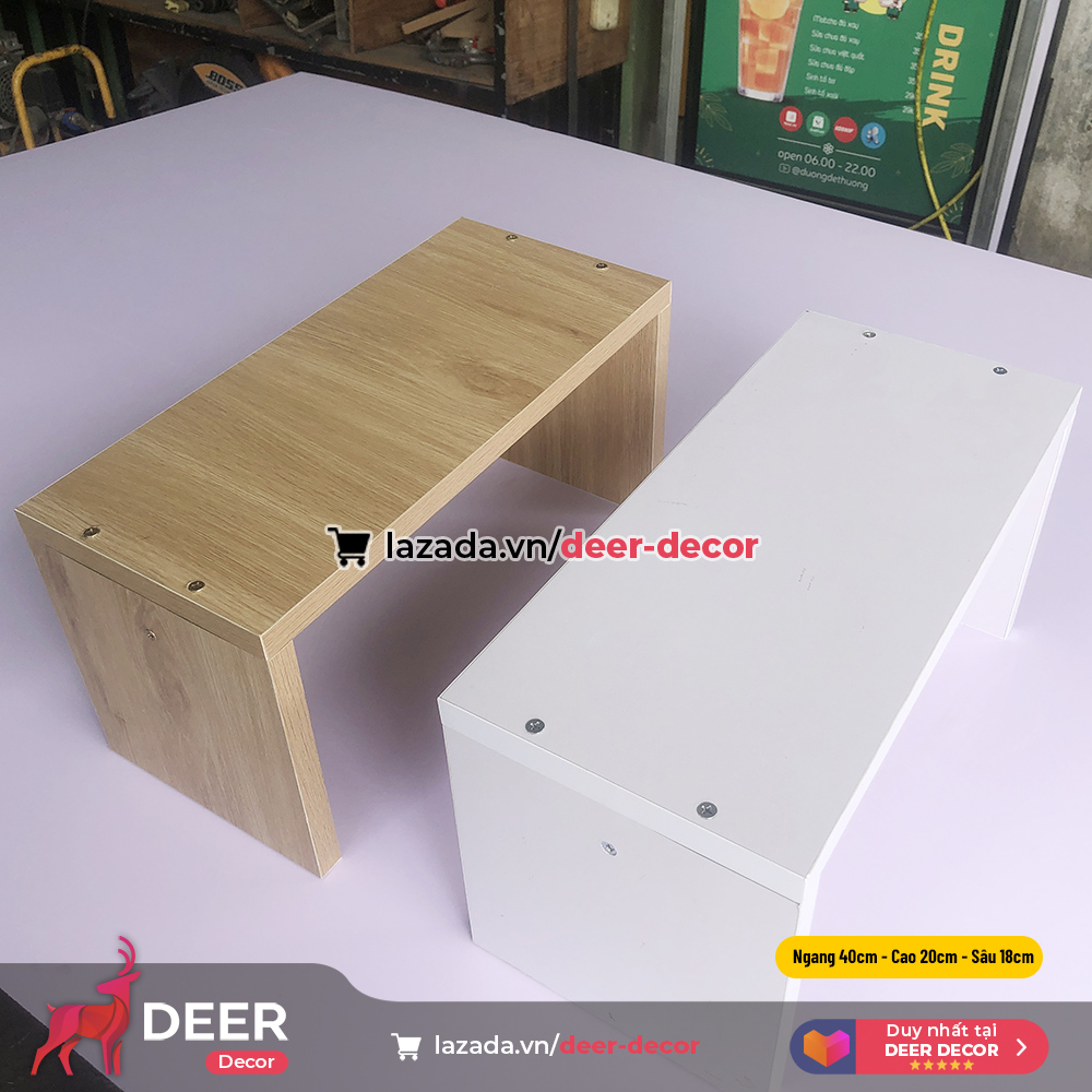 Shelf for pedicure manicure nail wooden MDF-deer decor