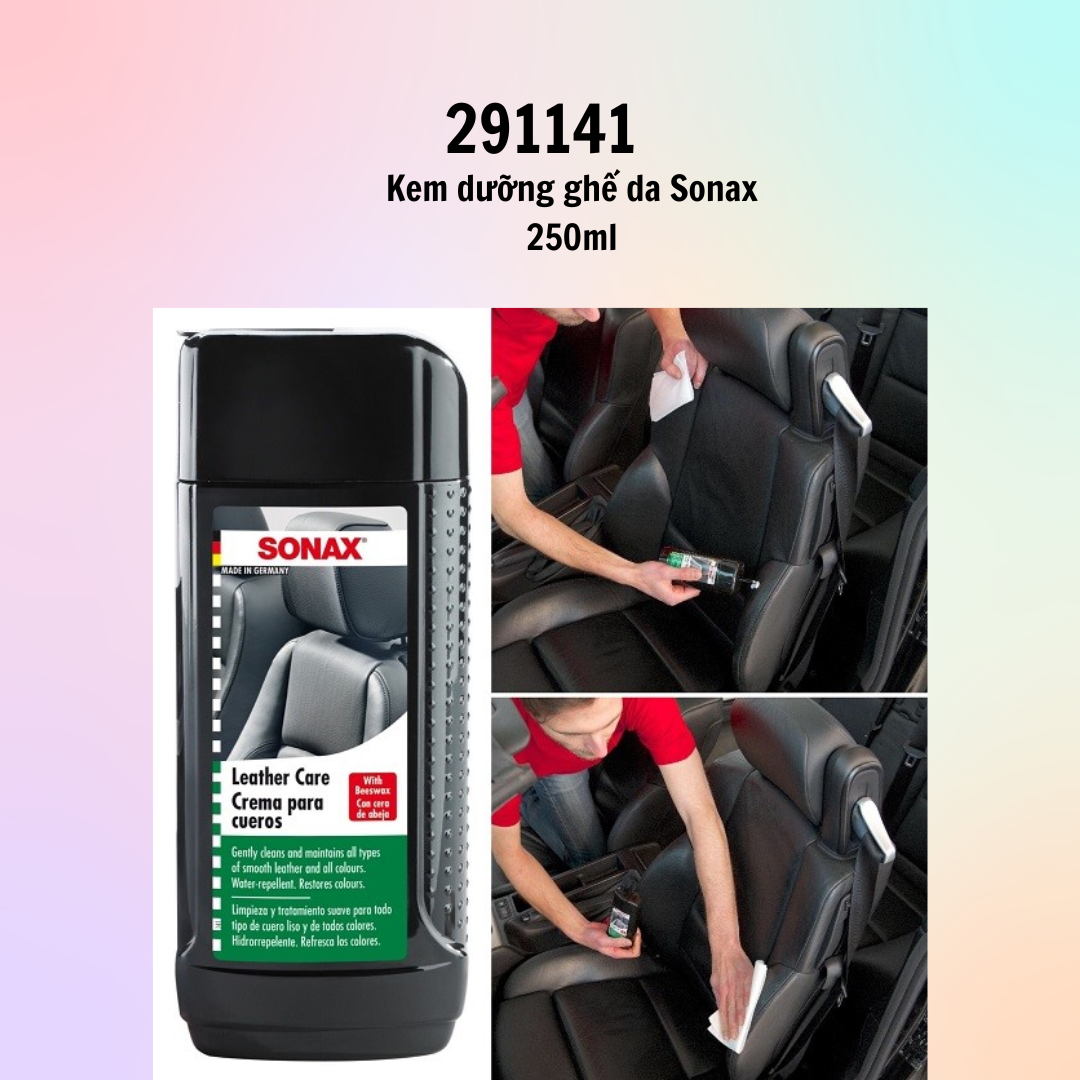 Kem dưỡng ghế da Sonax 291141 (250ml)