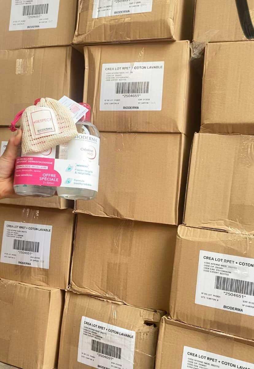 Tẩy trang Bioderma.