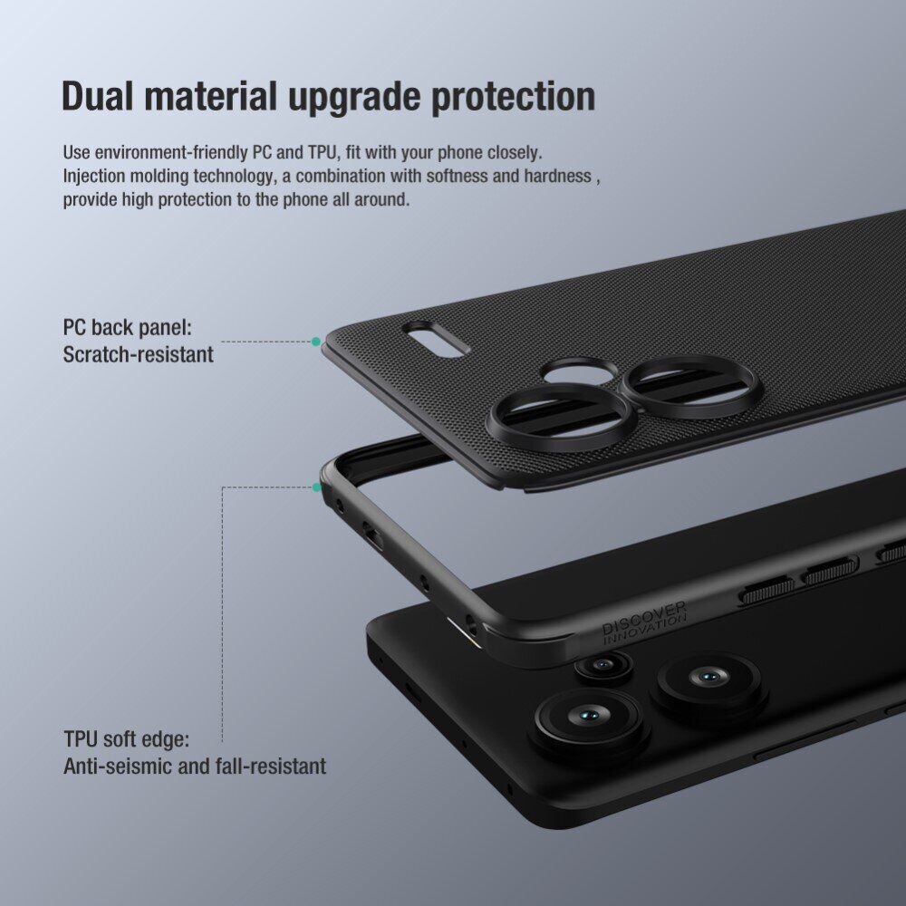 Ốp lưng Redmi Note 13 Pro 5G - Note 13 Pro+ Nillkin Frosted Shield Pro
