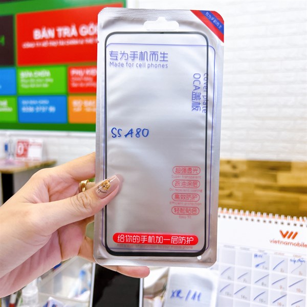 Kính ép oca samsung a80
