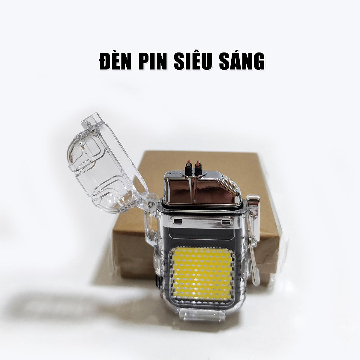 Đèn Flash Led mini siêu sáng 3in1 đa năng có Pin sạc USB