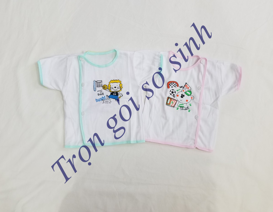 Áo bác sĩ ngắn tay dành cho bé sơ sinh đến 7kg