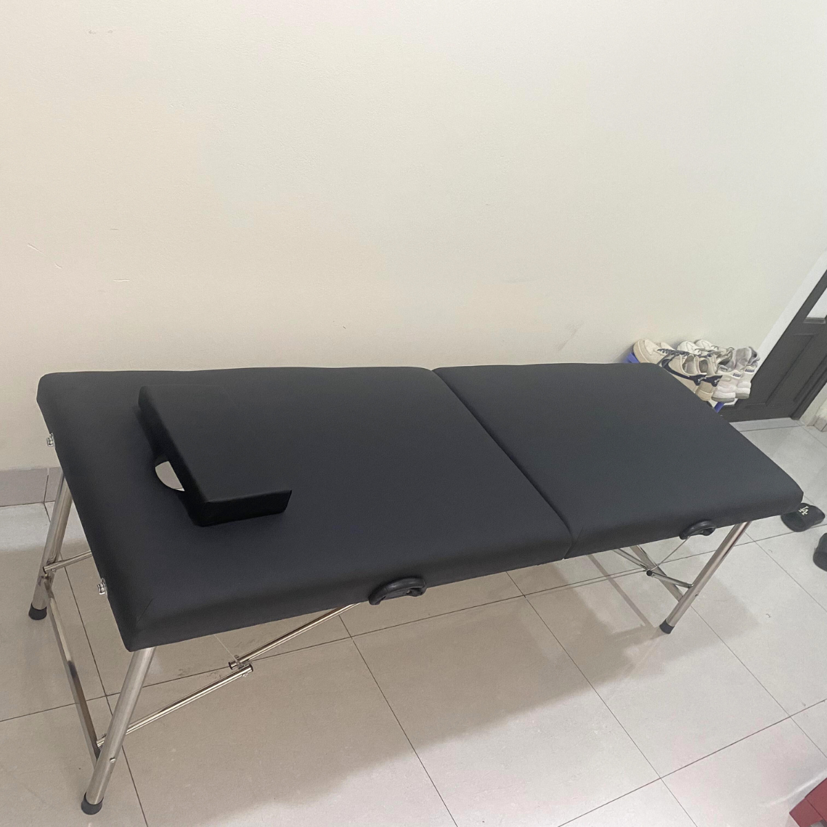 Giường Spa Vali Gấp Chân Inox Nhập Khẩu