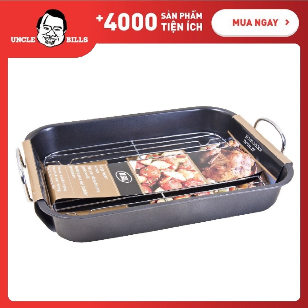 Khay Nướng Chống Dính Có Rãnh Uncle Bills KC0101 - Hàng Nhập Khẩu
