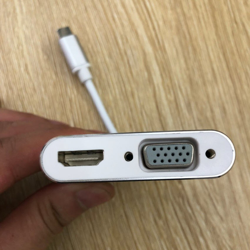 Cáp chuyển type-C ra HDMI và VGA chất lượng cao