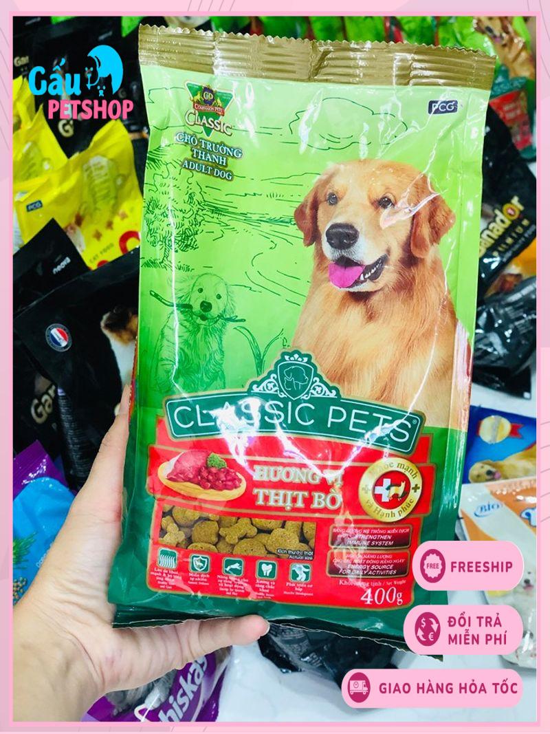 Thức ăn hạt cho Chó lớn CLASSIC PETS - Vị Thịt Bò Nướng
