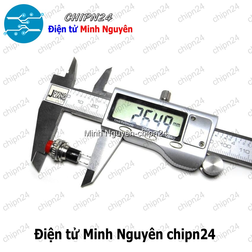 [3 cái] (G15) Nút nhấn nhả DS-314 Xanh Lá (Nút nhấn nhả Phi 10MM Xanh Lá)