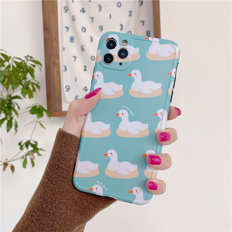 [HCM]Ốp iPhone Vịt Kute iPhone 7Plus/8Plus/X/Xs Max/11/11 Pro Max - ốp iphone