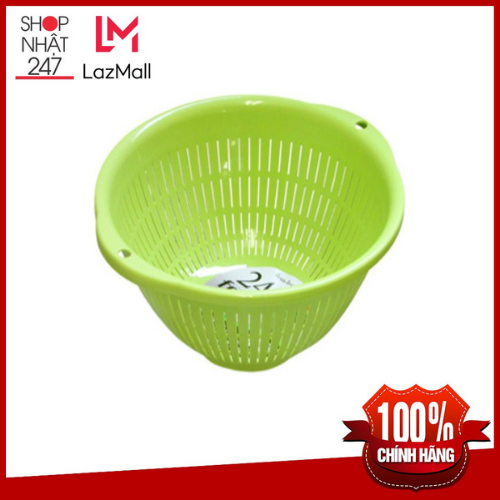 Rổ nhựa inomata 3.6l màu xanh nội địa nhật bản