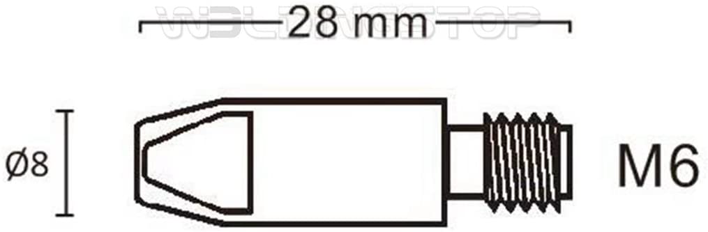 [HCM]Hộp 20 béc hàn 0.8mm cho đuốc hàn MIG 24KD 26KD