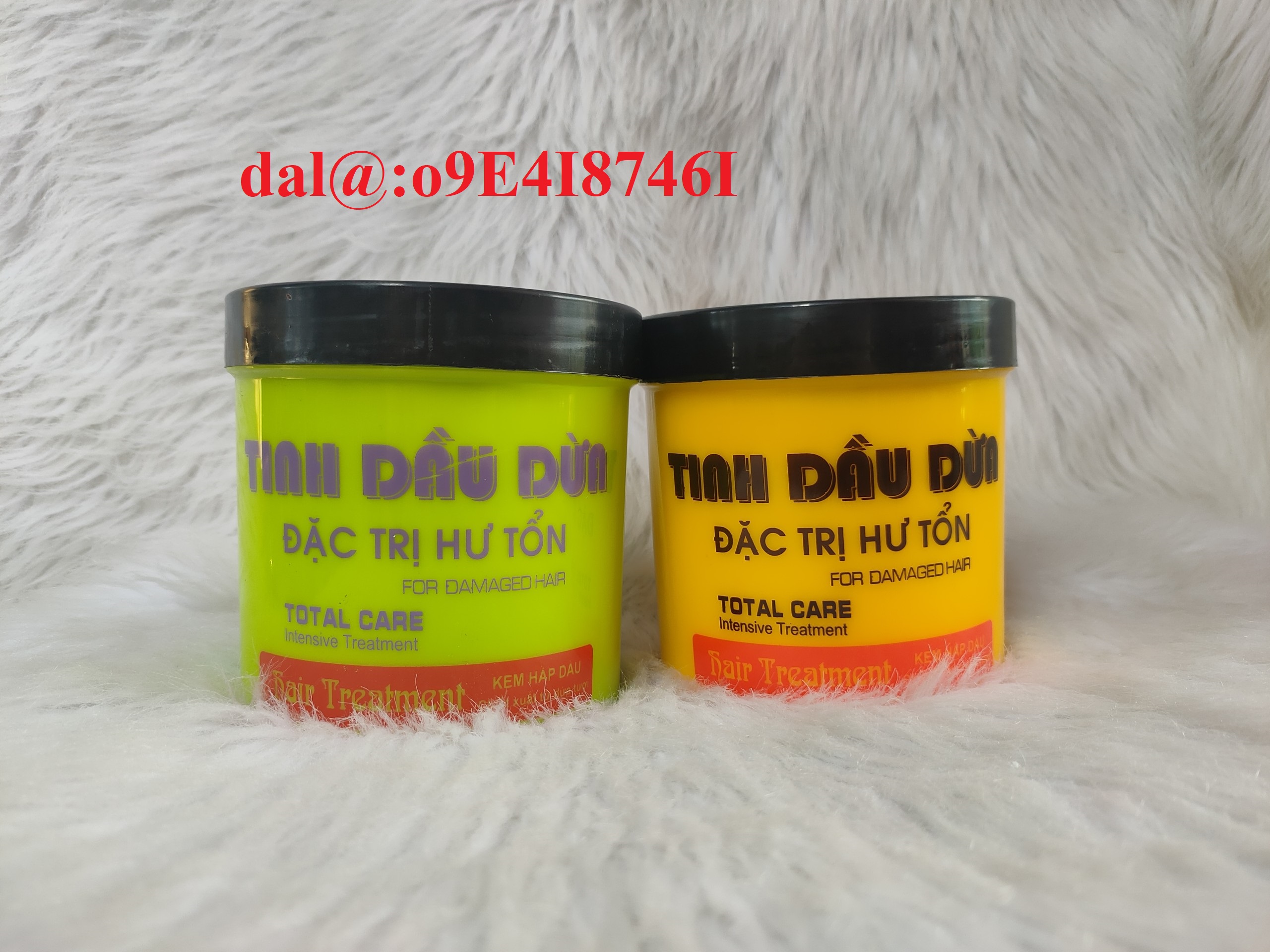 Hấp xả tóc tinh dầu Đức Anh Dừa chống hư tổn tóc