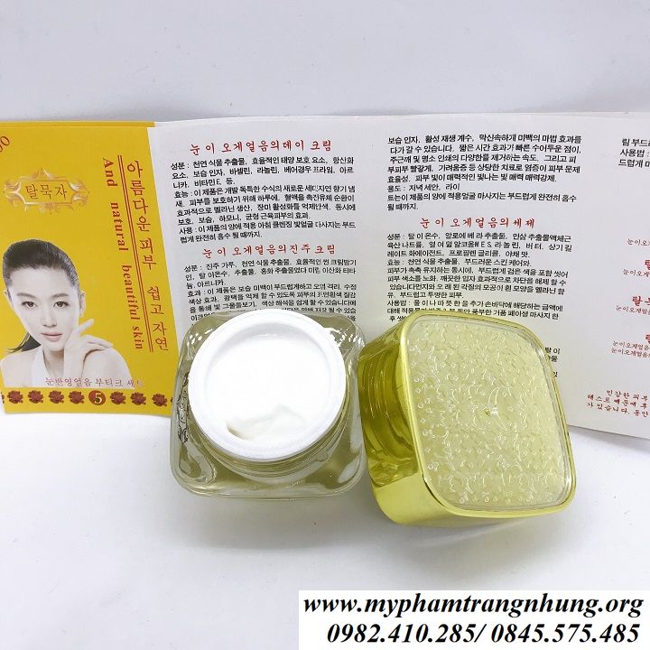 BỘ TRỊ NÁM TRẮNG DA HANHOO 2IN1 HÀN QUỐC