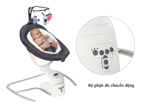 [HCM]Ghế rung đa chiều Babymoov