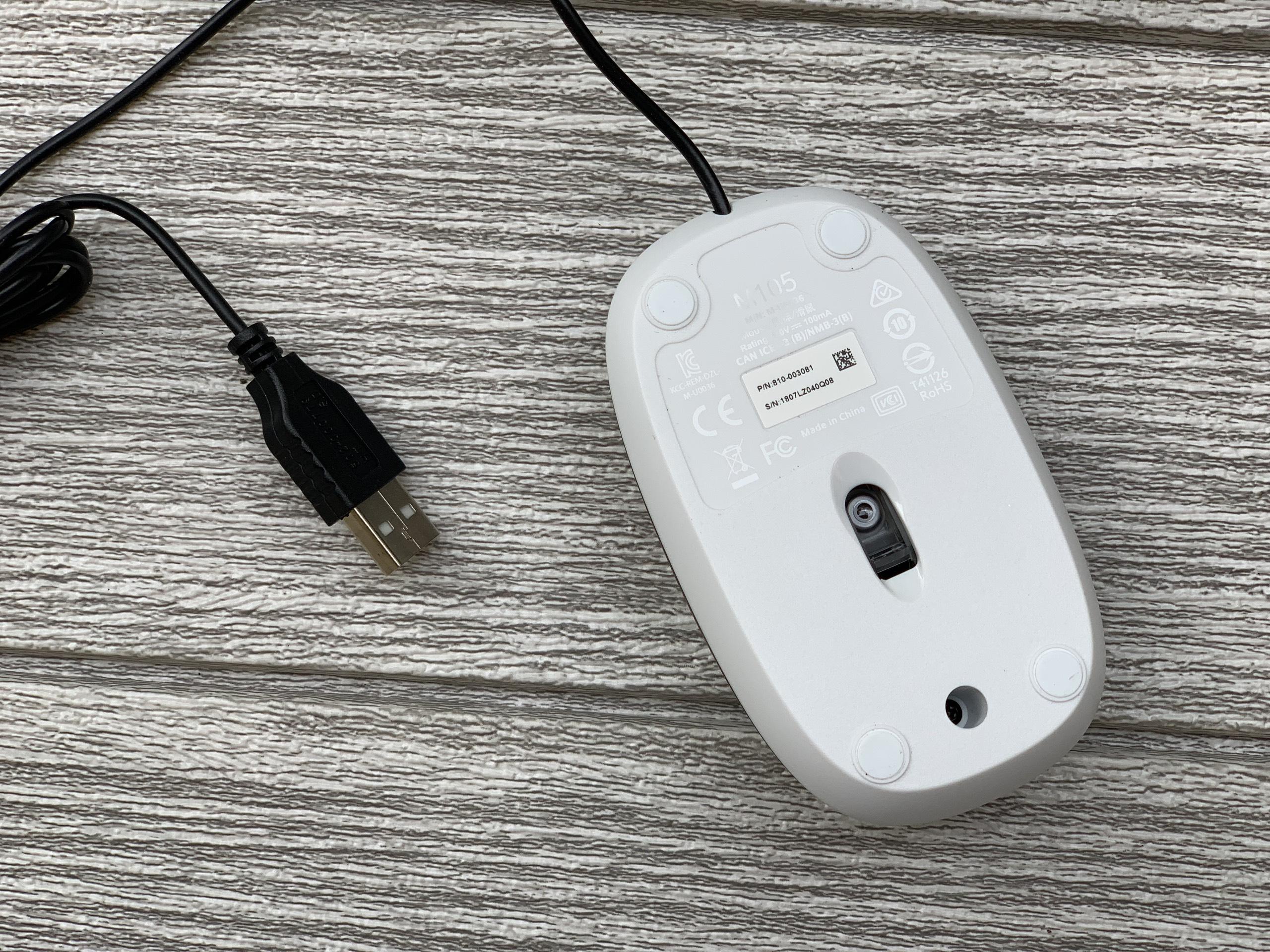 Chuột Logitech M105 Optical USB  White