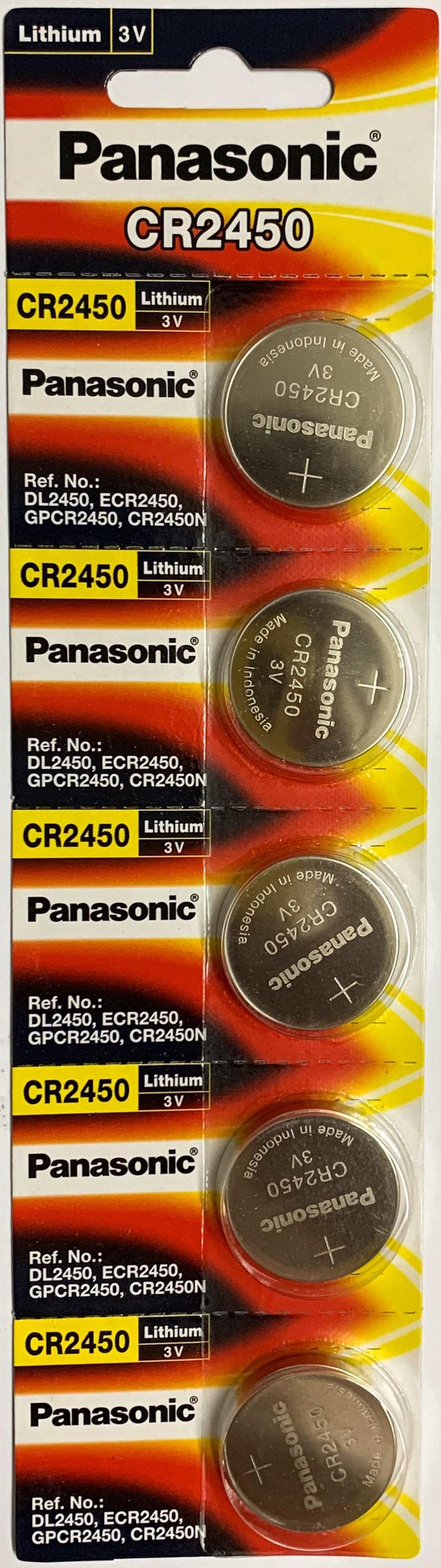 Vỉ 5 Viên CR2450 Panasonic 3V