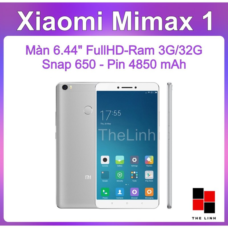 Điện thoại Xiaomi Mi Max màn to 6.44 inch - có Tiếng Việt