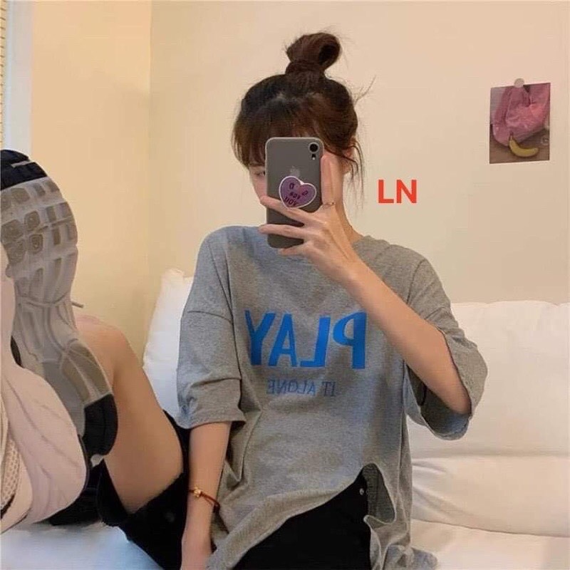 Áo phông xẻ PLAY LN12
