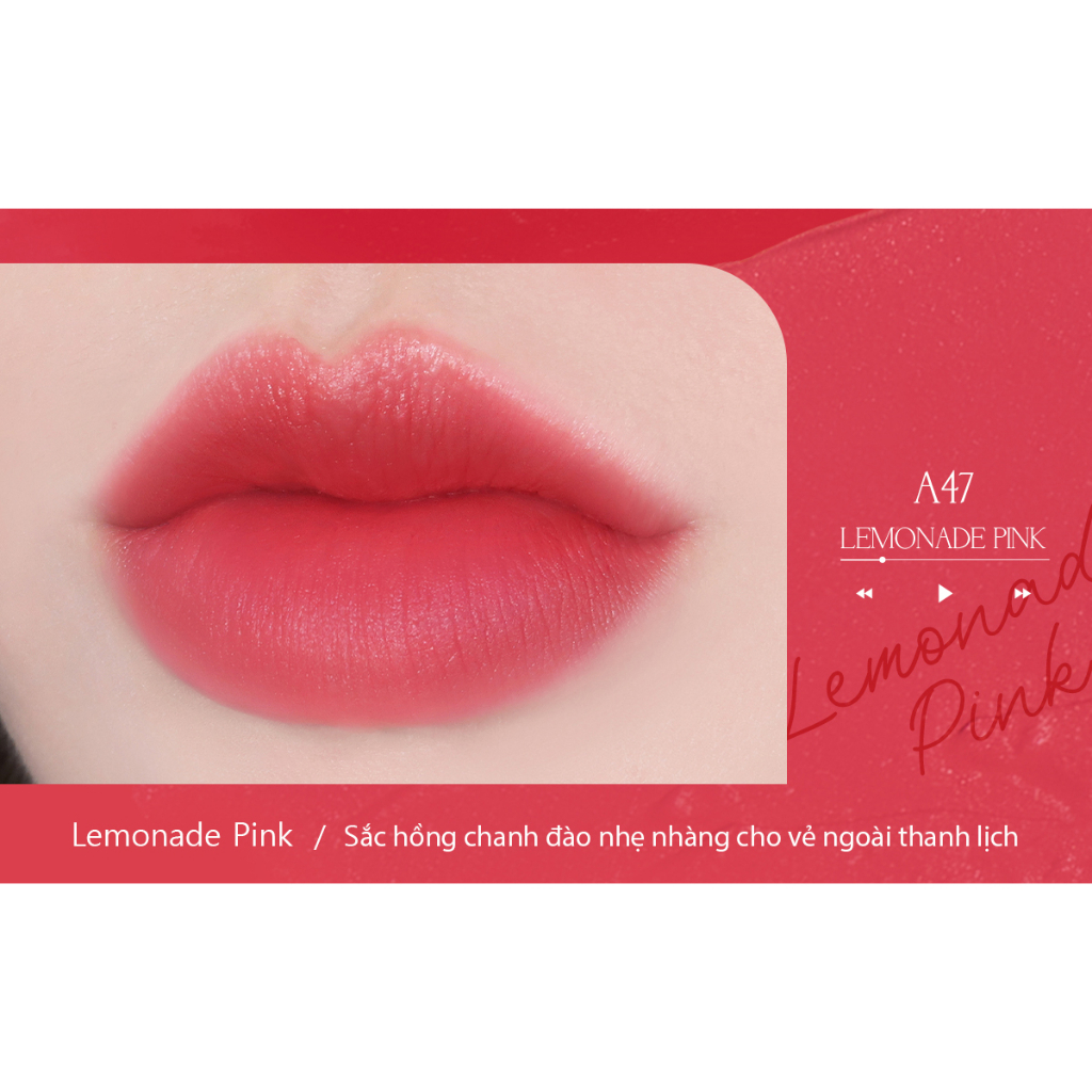Son kem lì hàn quốc black rouge air fit velvet tint 4.5g